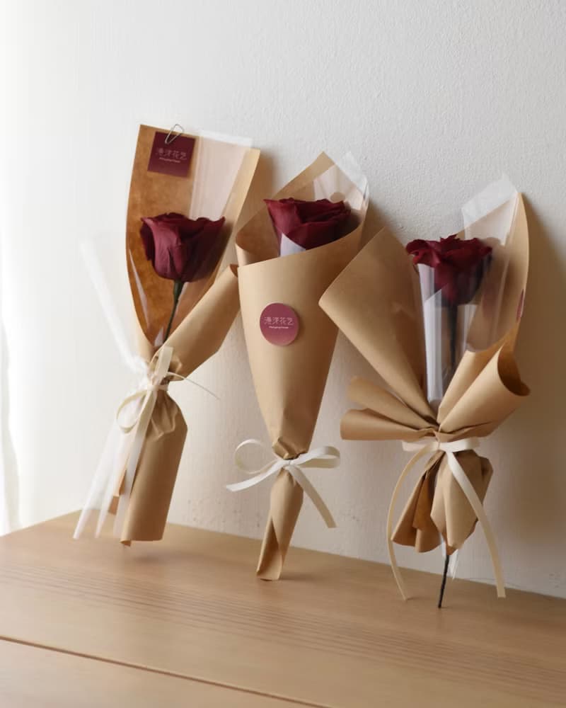 Ready Stock | Single Preserved Rose Bouquet