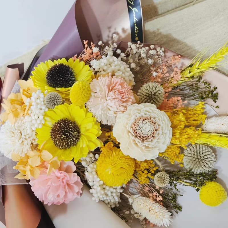 索拉向日葵花束