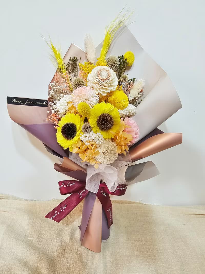 索拉向日葵花束