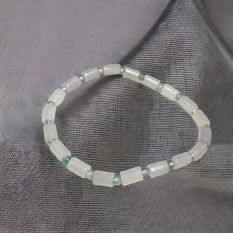 冰種翡翠手鍊 | 天然緬甸玉A貨翡翠 | 送禮