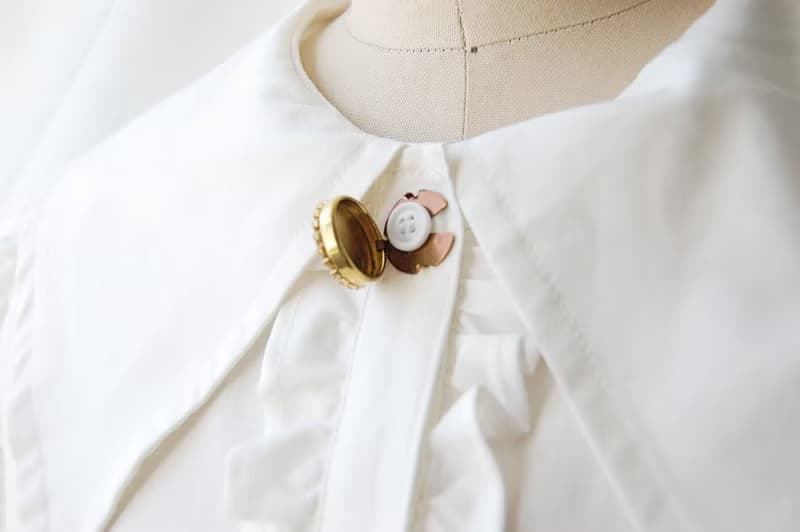 Button Cover 手作鈕扣飾~復古宗教~名畫系列: 聖母子與施洗約翰