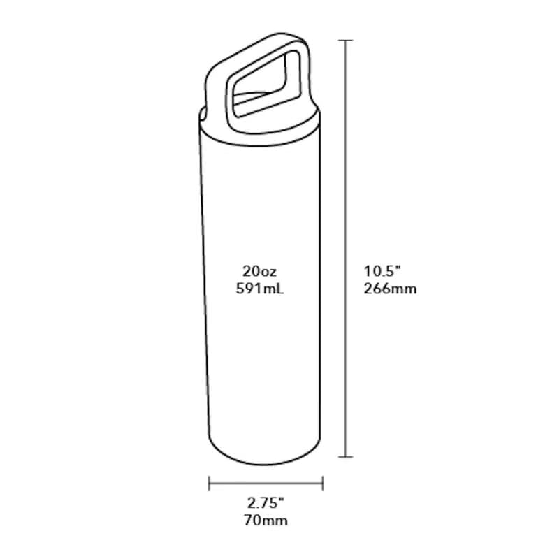 MiiR Climate+ 氣候正向 環保輕量 寬口保溫瓶 20oz/591ml 經典黑