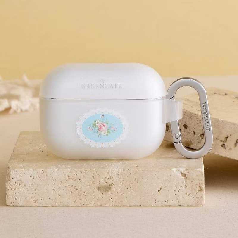 GreenGate聯名 蕾絲花箋強悍防摔AirPods保護套
