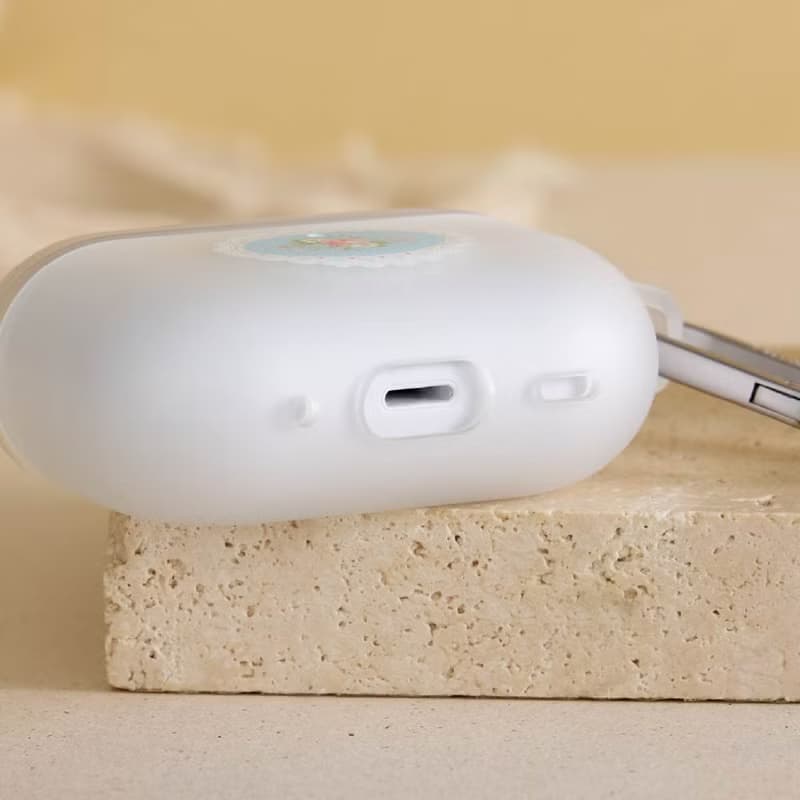 GreenGate聯名 蕾絲花箋強悍防摔AirPods保護套