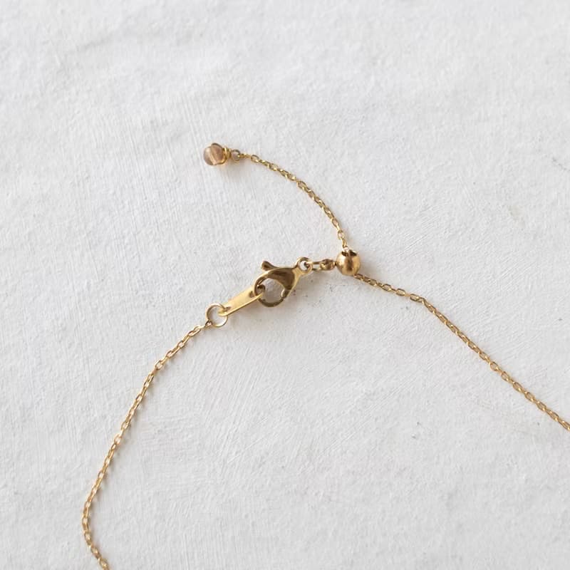 小號心形項鍊  巧克力 / 不銹鋼 / 尺寸不限