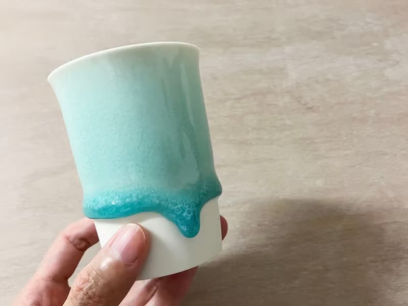 | 白瓷系列 | 天青色釉 白瓷杯