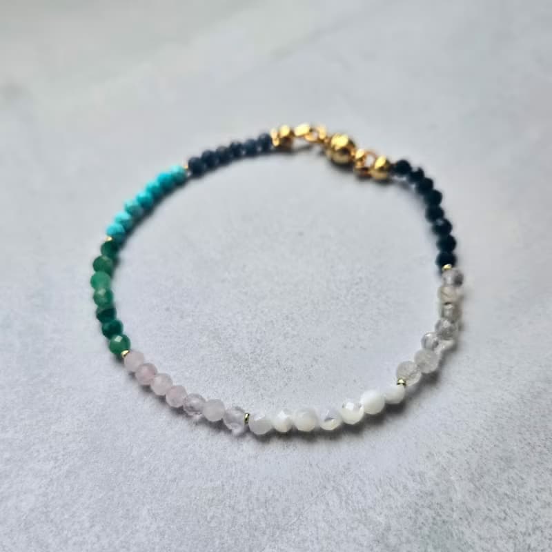 【Japan Handmade】やけくそパワーストーン　開運全部乗せ