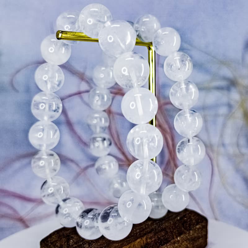 【白色幻影】大咪白幽靈水晶手鍊 幽靈手珠