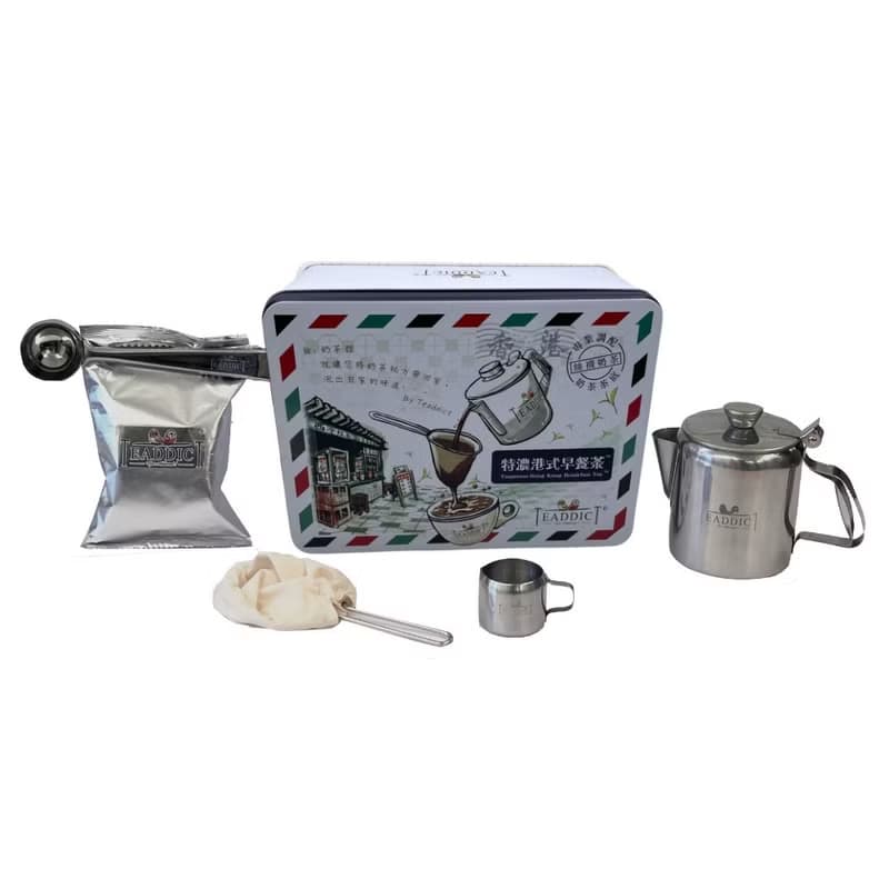 TEADDICT特濃港式早餐茶 (奶茶茶膽)| 小郵包DIY 100克茶葉連茶具