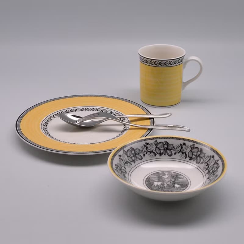 德VB │奧頓系列組合-點心杯碗盤3件組(4款可選)