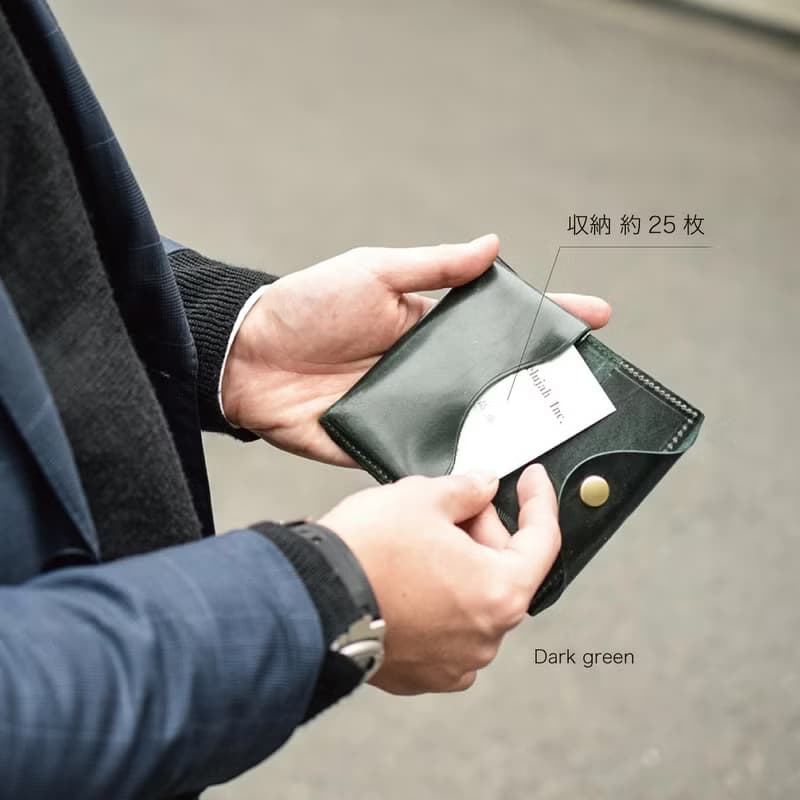LEAP 馬皮革 名片夾 日本姬路產馬革 3年保固 名片收納 商務