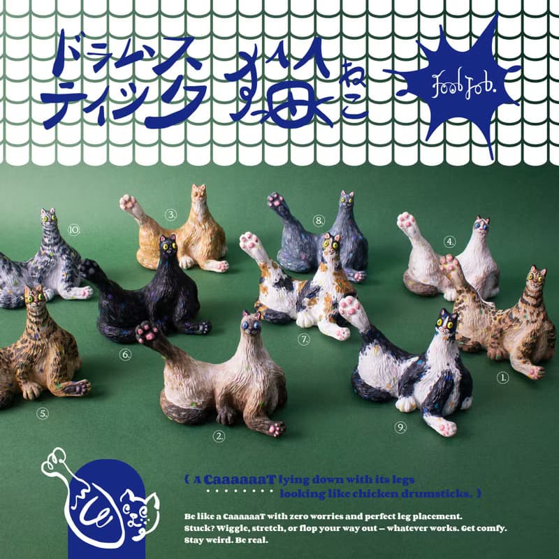 【雞腿貓 Drumstick Cat 2版】戒座/戒指架/貓戒台/情人節禮物