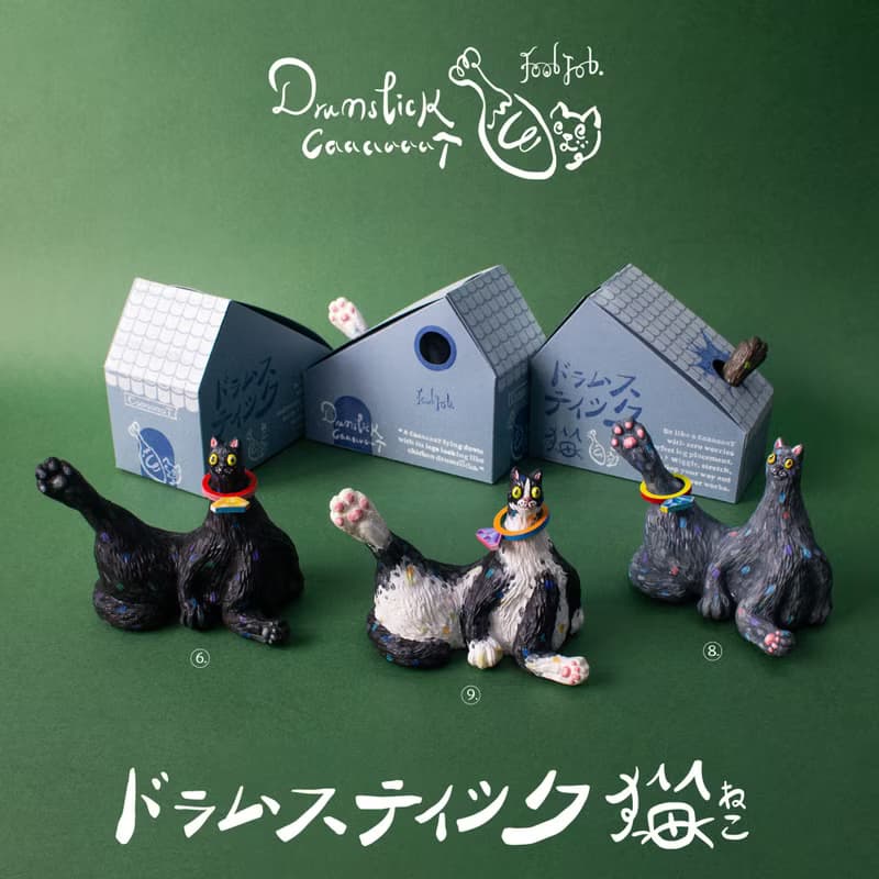 【雞腿貓 Drumstick Cat 2版】戒座/戒指架/貓戒台/情人節禮物