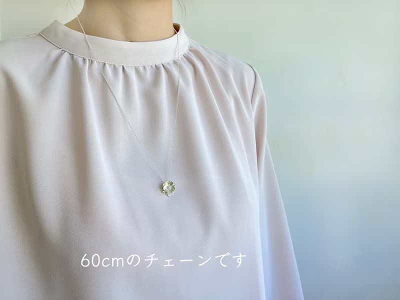 選べる誕生石　アネモネのペンダント