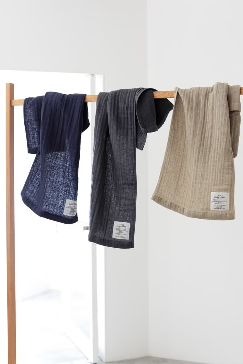 日本製 2.5-PLY GAUZE 100% 有機棉 圍巾 by SHINTO TOWEL