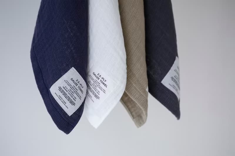 日本製 2.5-PLY GAUZE 100% 有機棉 圍巾 by SHINTO TOWEL