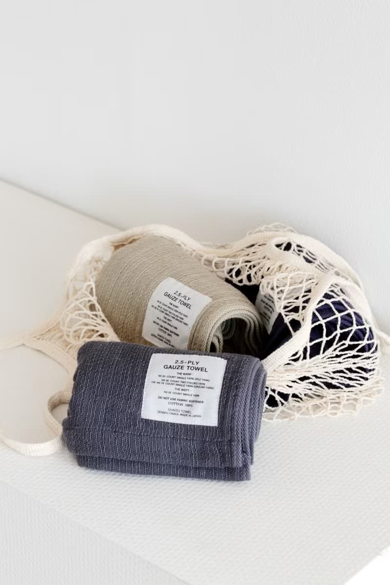 日本製 2.5-PLY GAUZE 100% 有機棉 圍巾 by SHINTO TOWEL
