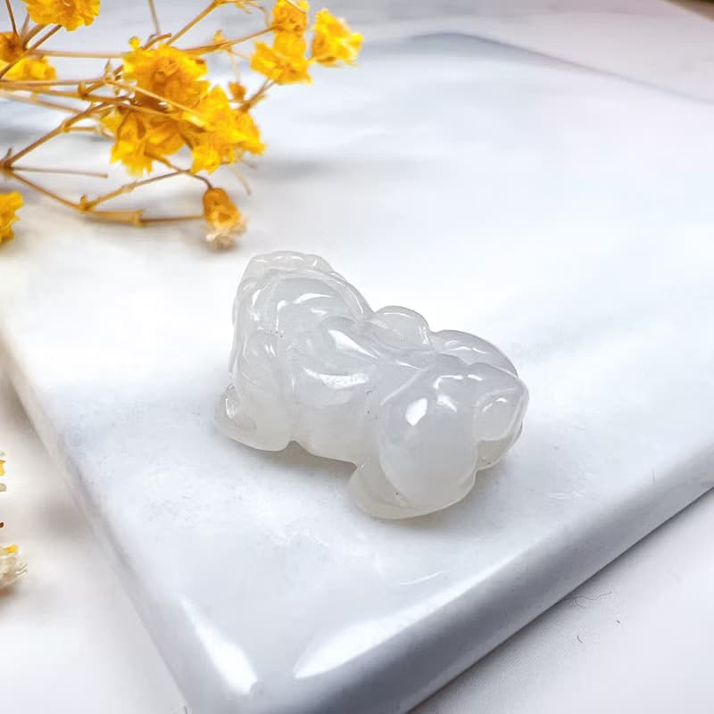 【招財神獸】冰種翡翠戰神貔貅| 天然緬甸玉翡翠 | 送禮