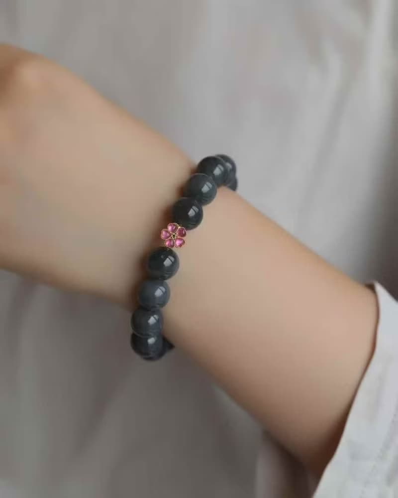 和田玉 煙紫 凝串JDH-20250917-520