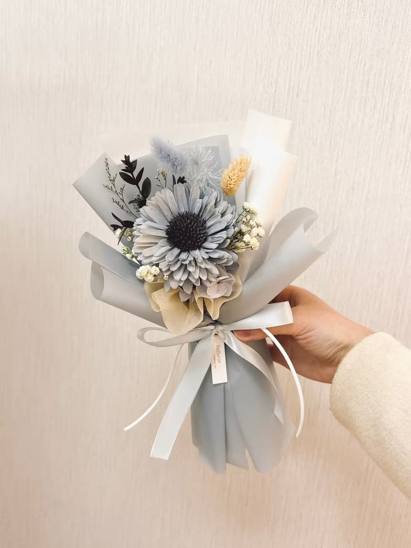 【畢業花束】索拉向日葵永生花束 畢業季 畢業禮物yuflorist