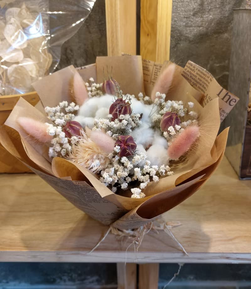 漫森態 花束 乾燥花 畢業花束