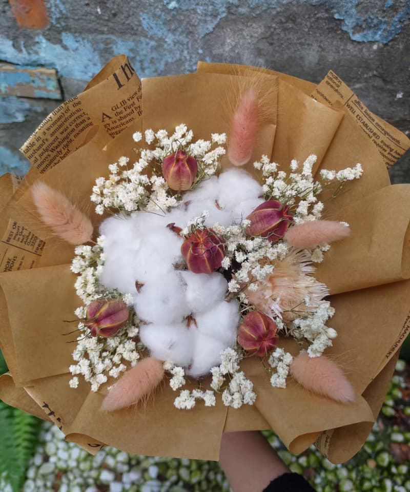 漫森態 花束 乾燥花 畢業花束