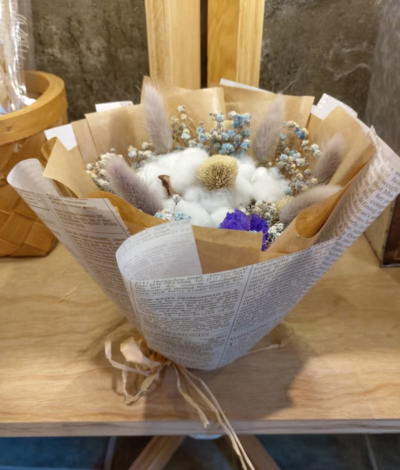 漫森態 花束 乾燥花 畢業花束