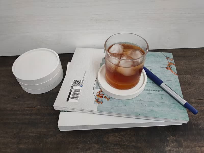 白水泥杯墊│飾品盤│置物皿