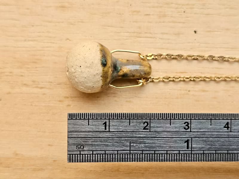 寶瓶香水瓶精油擴香瓶陶項鍊