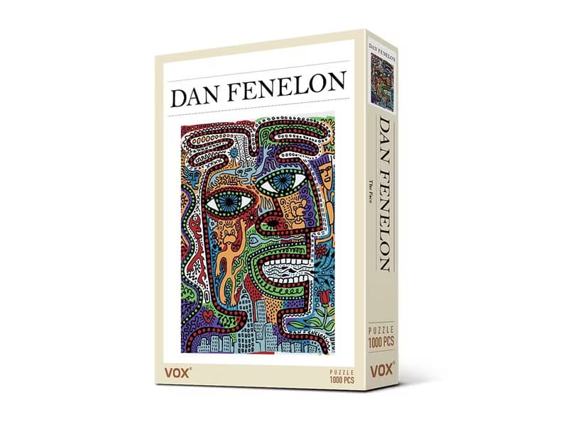 1000片海報拼圖--Face By Dan Fenelon