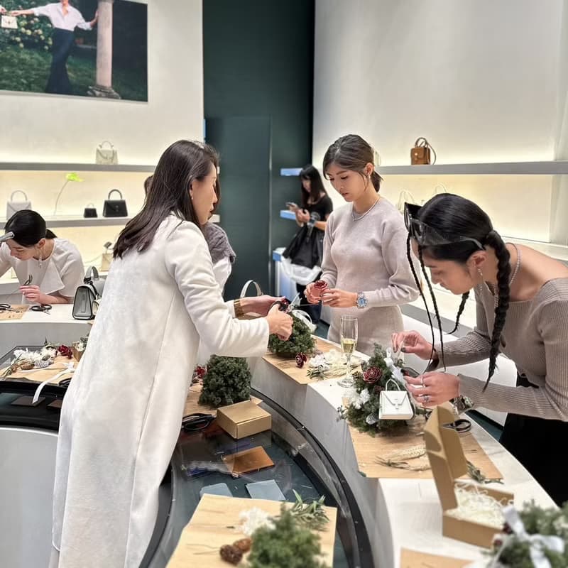 【體驗】【聖誕樹課程】高級感絕美聖誕樹|雪落下的聲音燙金款|高級訂製