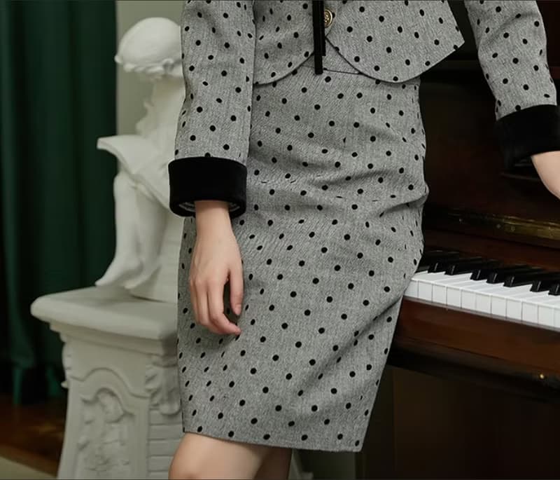 【芝麻灰灰】法式復古少女/上衣/半裙