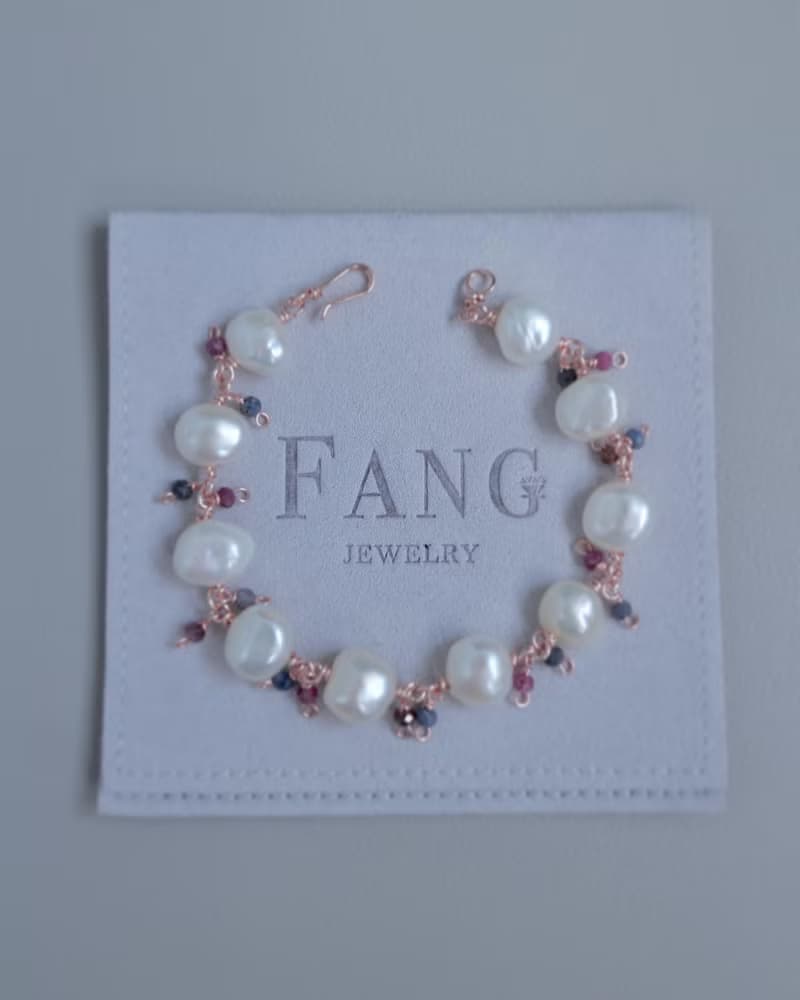 【體驗】【中山區 金屬線編織】天然石手鍊/ 寶石自選  / 1人成班