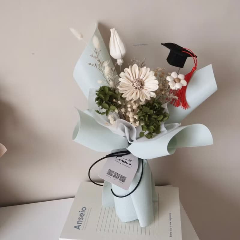 畢業花束 太陽花花束 向日葵 生日 週年 畢業禮物 老師禮物