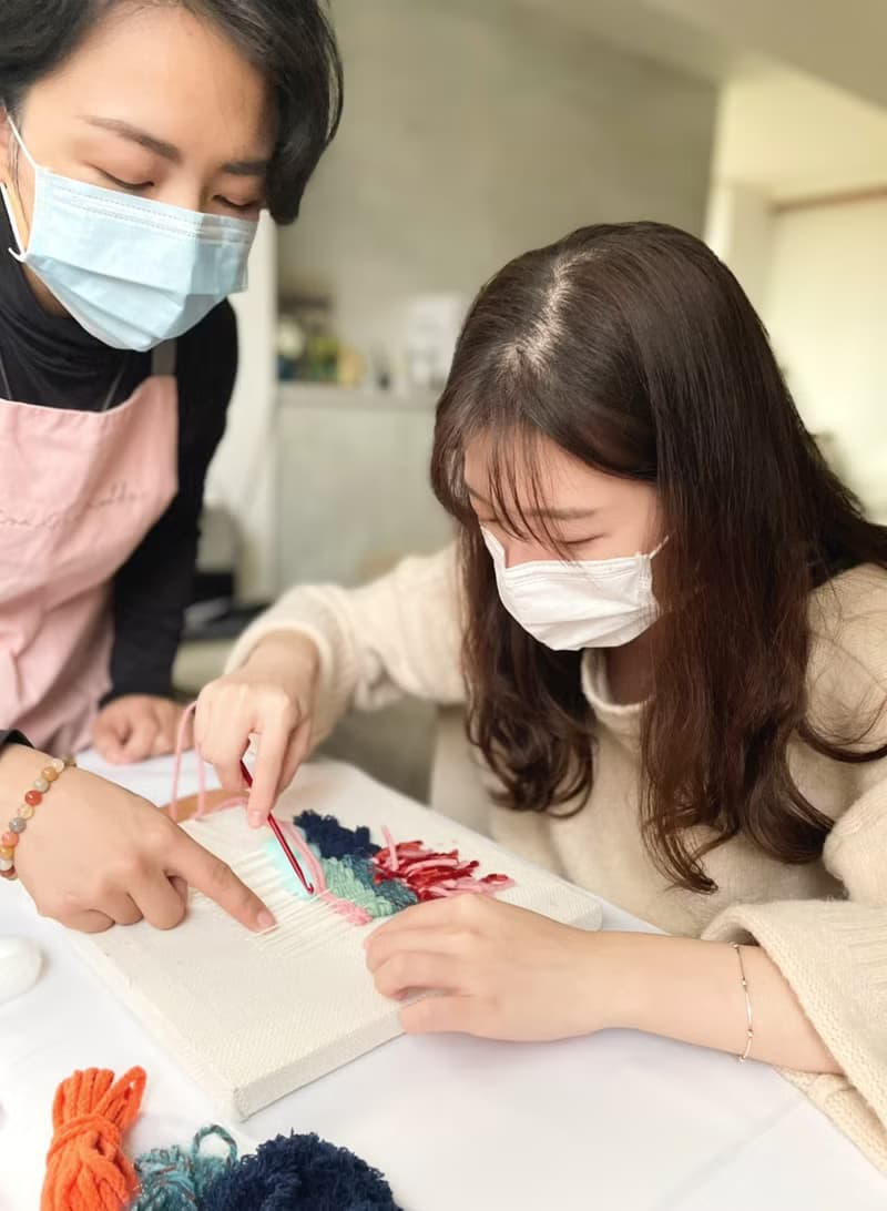 【體驗】實體 | 台北  | 設計師的家 手作布框梭織畫 基礎織布 居家裝飾