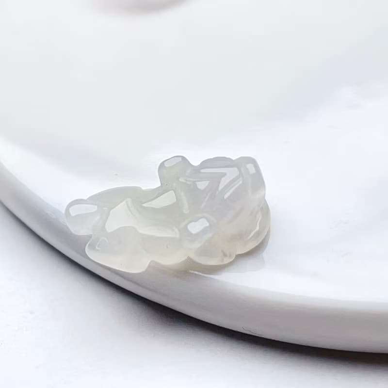 【招財神獸】冰種翡翠貔貅擺飾 | 天然緬甸玉翡翠A貨|送禮