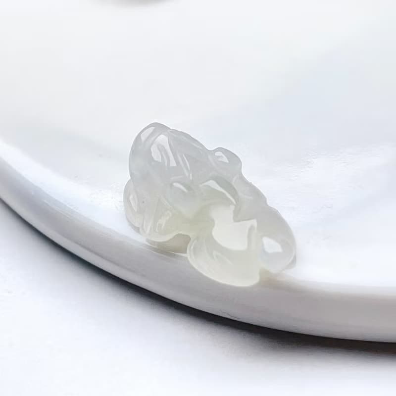 【招財神獸】冰種翡翠貔貅擺飾 | 天然緬甸玉翡翠A貨|送禮