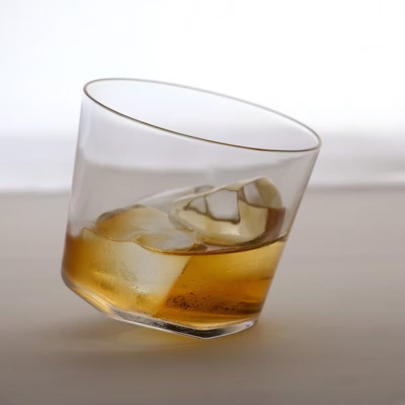 (單個價)150cc【日本木村硝子】秘密存在的浮動斜率威士忌杯