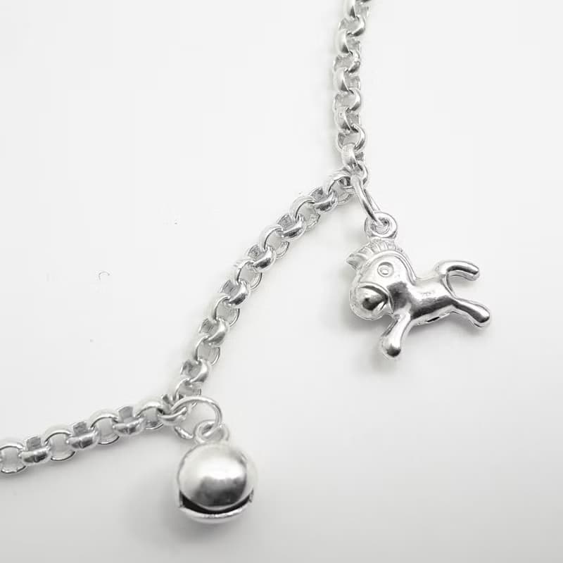 Z12款(可敲字)925純銀手鍊.御匠敲飾