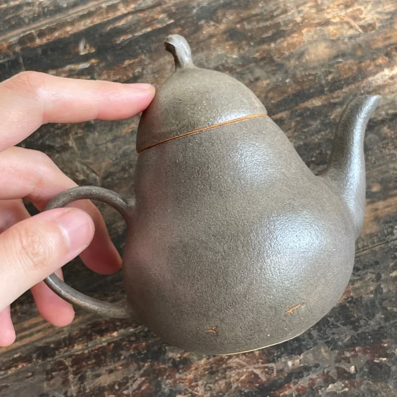 黑梨茶具組_陶壺瓷杯