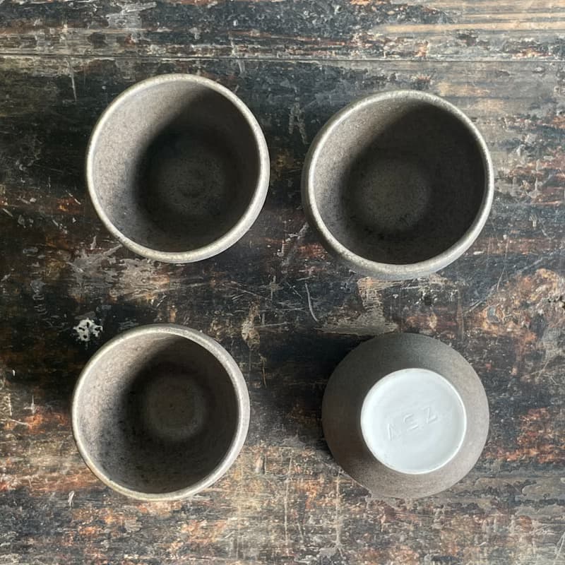 黑梨茶具組_陶壺瓷杯