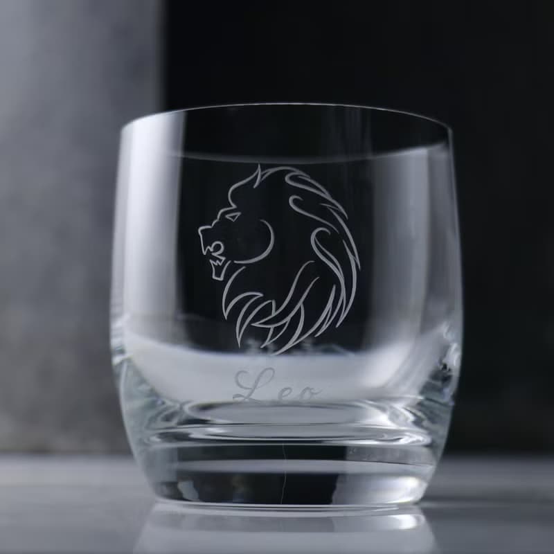 395cc 上海【Lucaris水晶】獅子威士忌酒杯