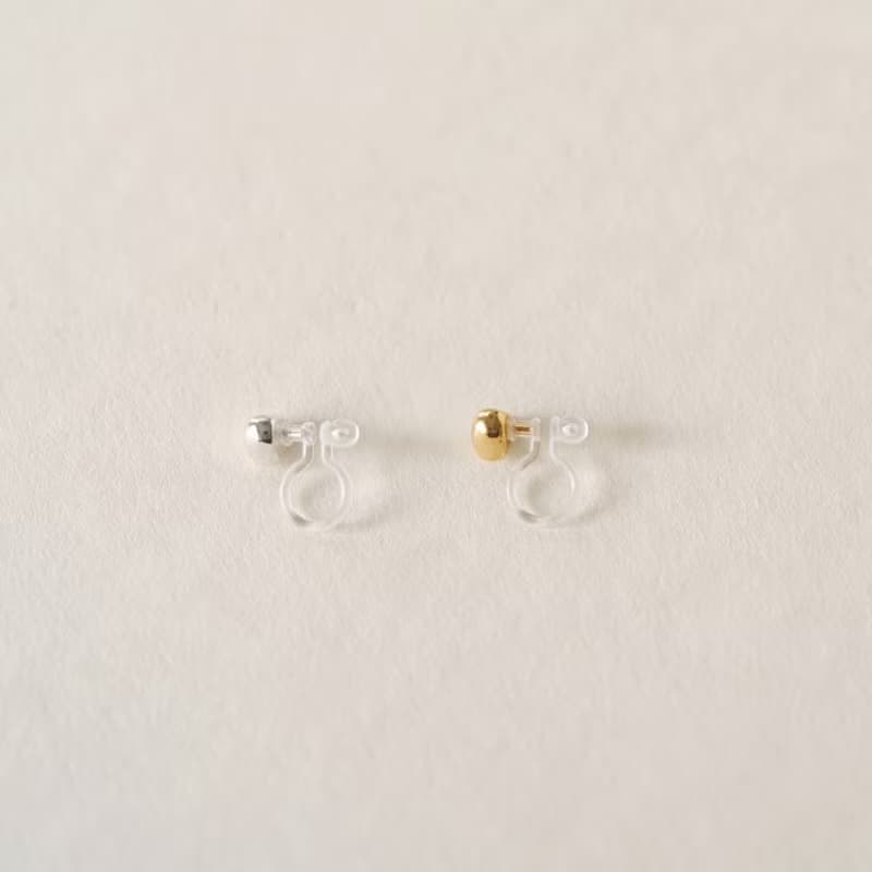 プランプハートピアス / イヤリングクリップ