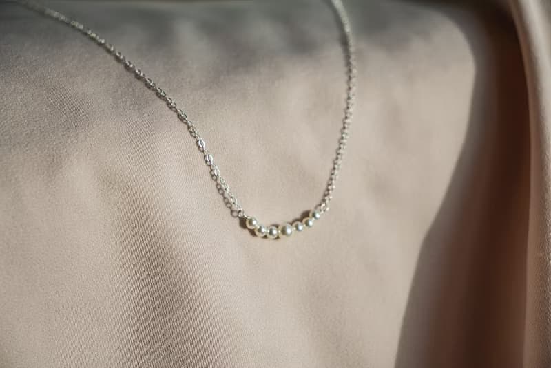 SELENE 微笑珍珠項鍊 Swarovski 施華洛世奇 SV925/14KGF