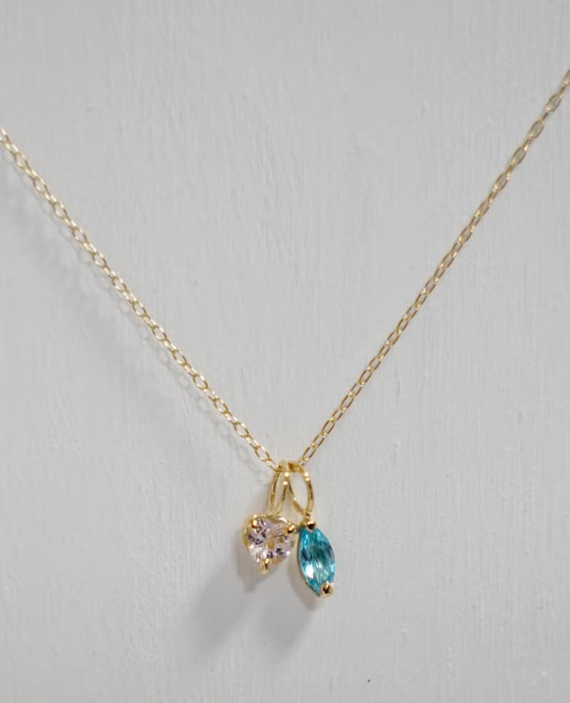 K10 Birthstone Necklace  誕生石項鍊