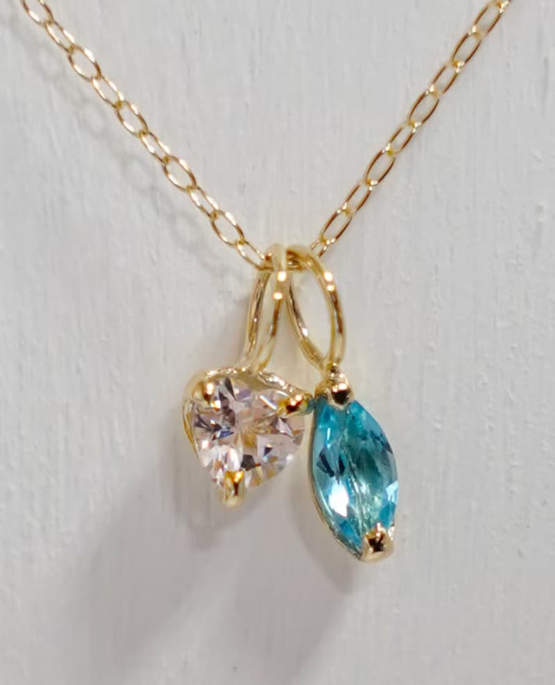 K10 Birthstone Necklace  誕生石項鍊