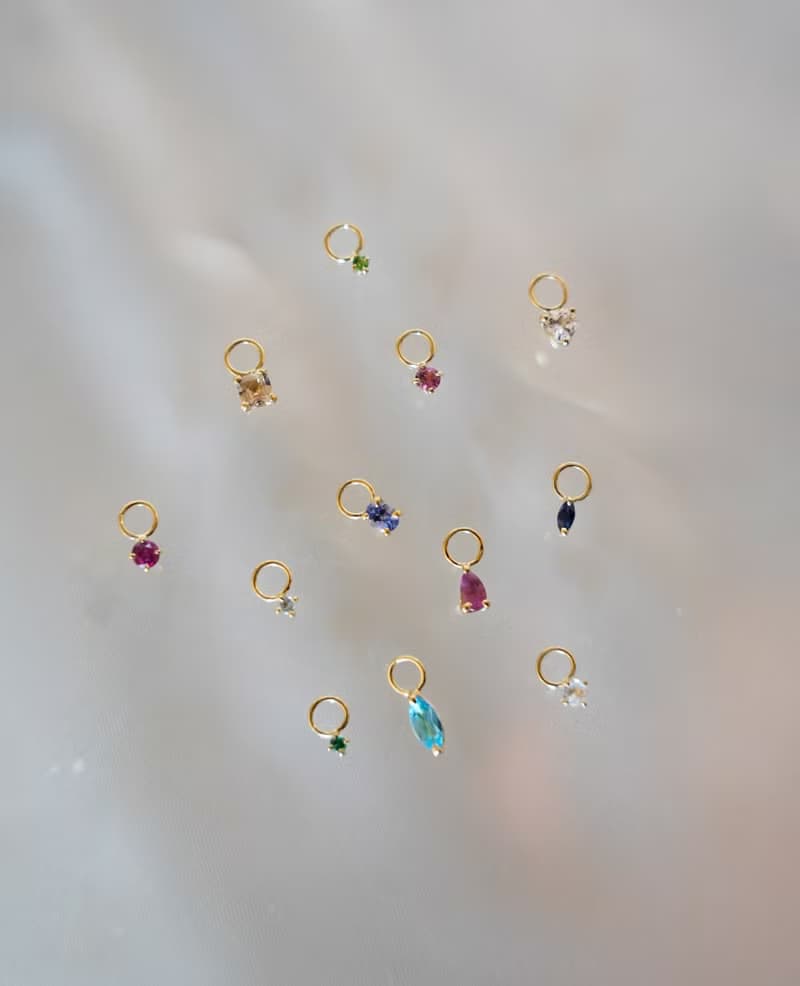 K10 Birthstone Necklace  誕生石項鍊