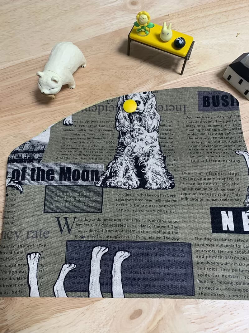 文青風優質萬用存摺袋 霸氣狗仔 大地黃 蛇年 禮物 收納 濕紙巾