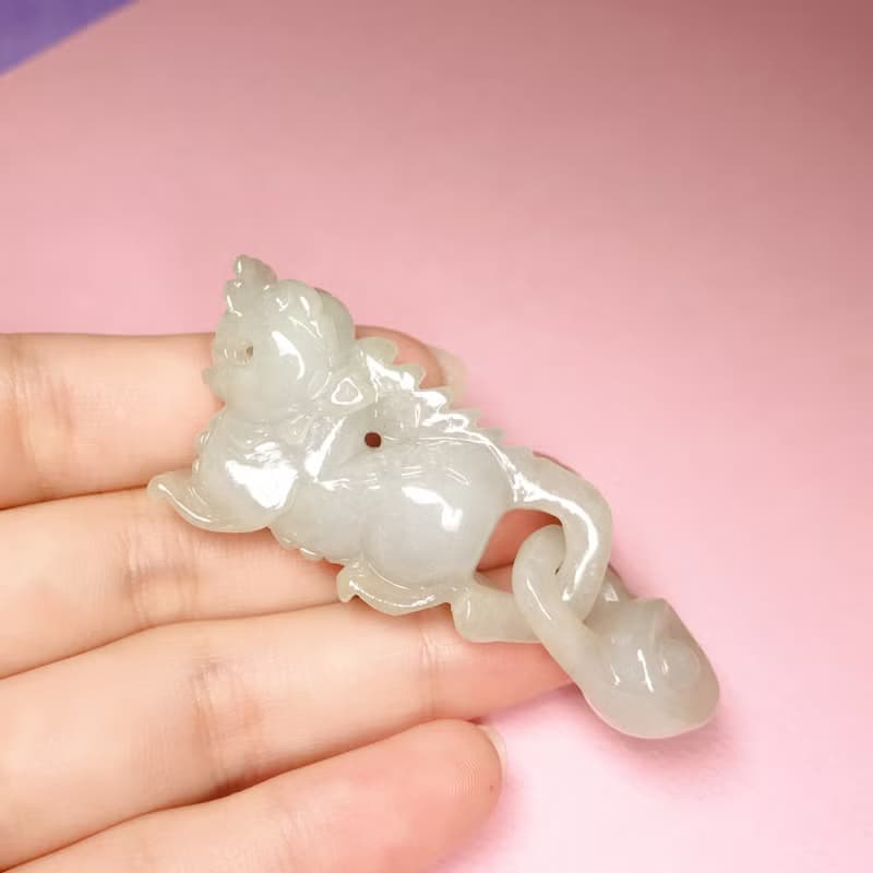 【招財神獸】翡翠貔貅 | 天然緬甸玉翡翠A貨 | 送禮
