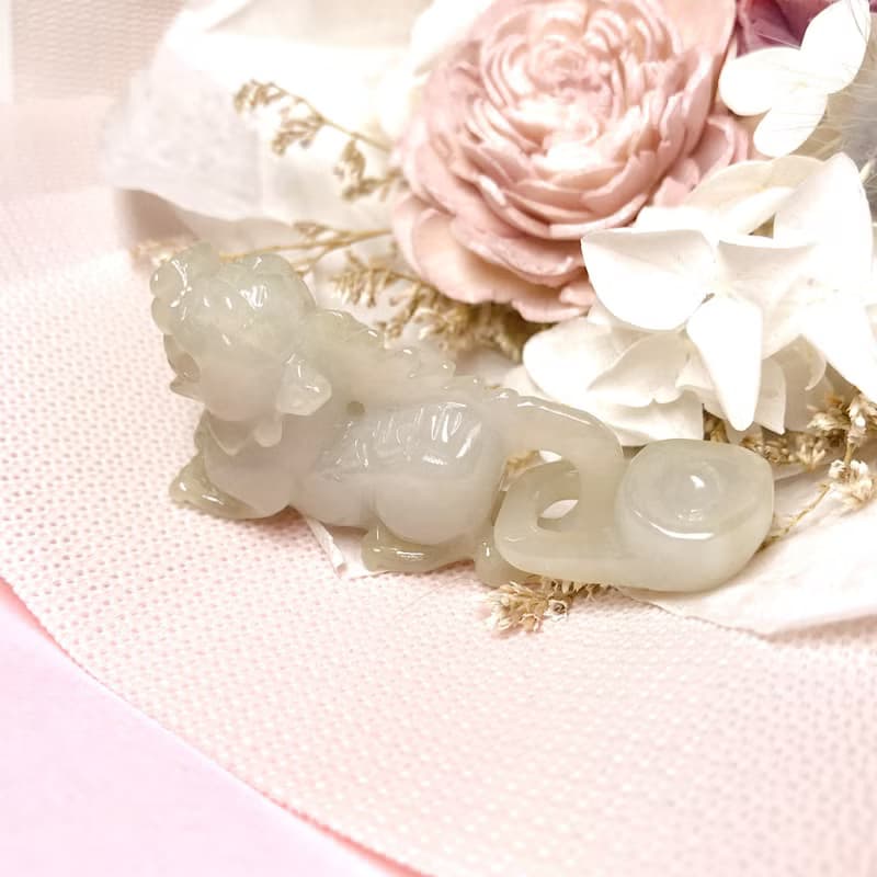 【招財神獸】翡翠貔貅 | 天然緬甸玉翡翠A貨 | 送禮